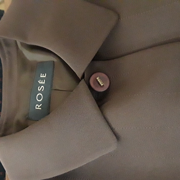 Rosée Womans blazer in brown size Large 6/10/22 tub2 - Picture 2 of 2